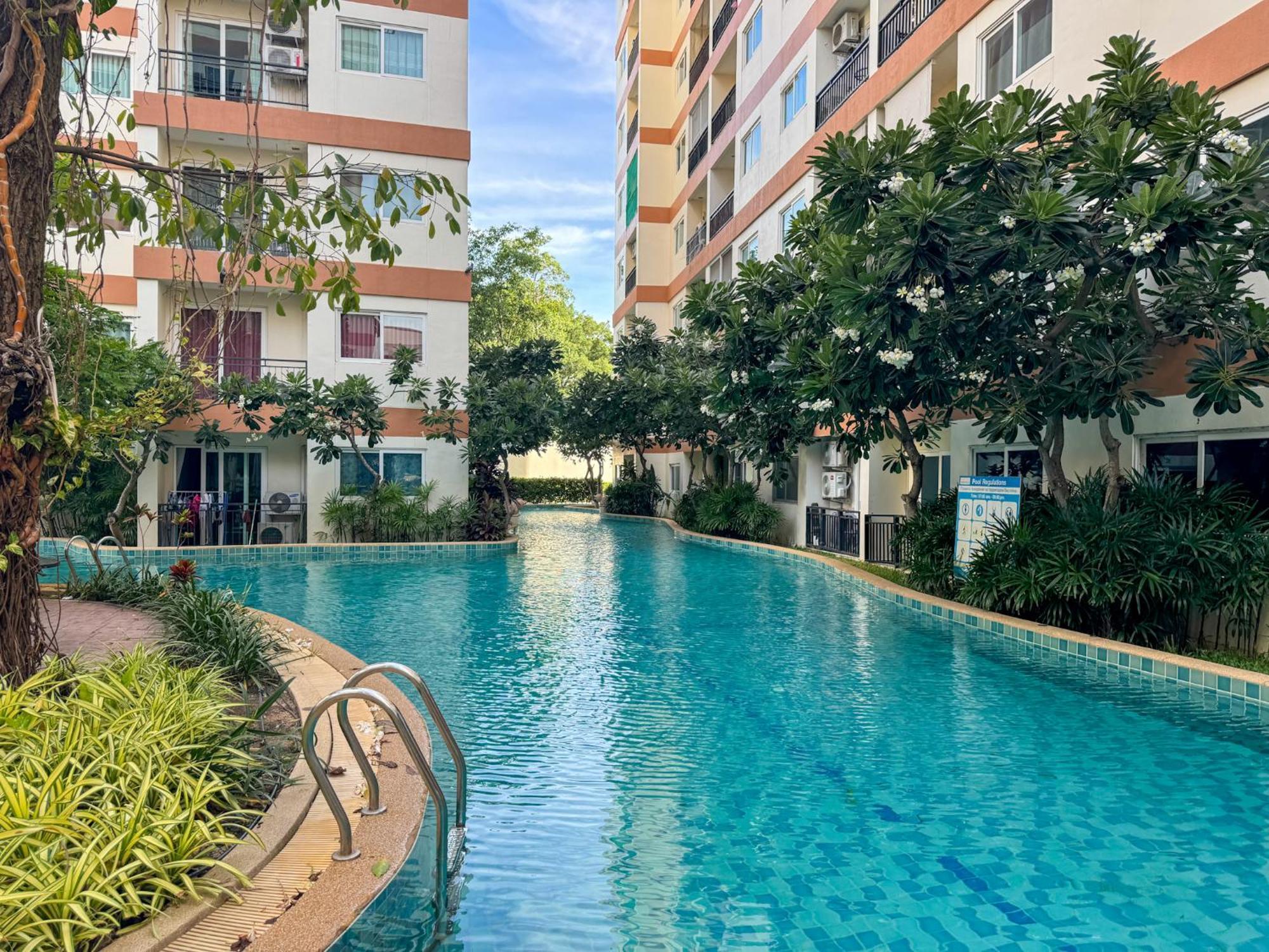 卧室直达泳池 全网最低价 到中天海滩5分钟 Jomtien Beach Esterno foto